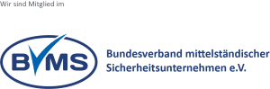 Mitgliedschaft im Bundesverband mittelständischer Sicherheits­unternehmen e.V.