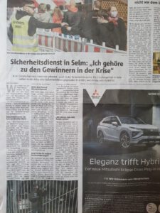 TK Sicherheitsdienst in den Ruhrnachrichten